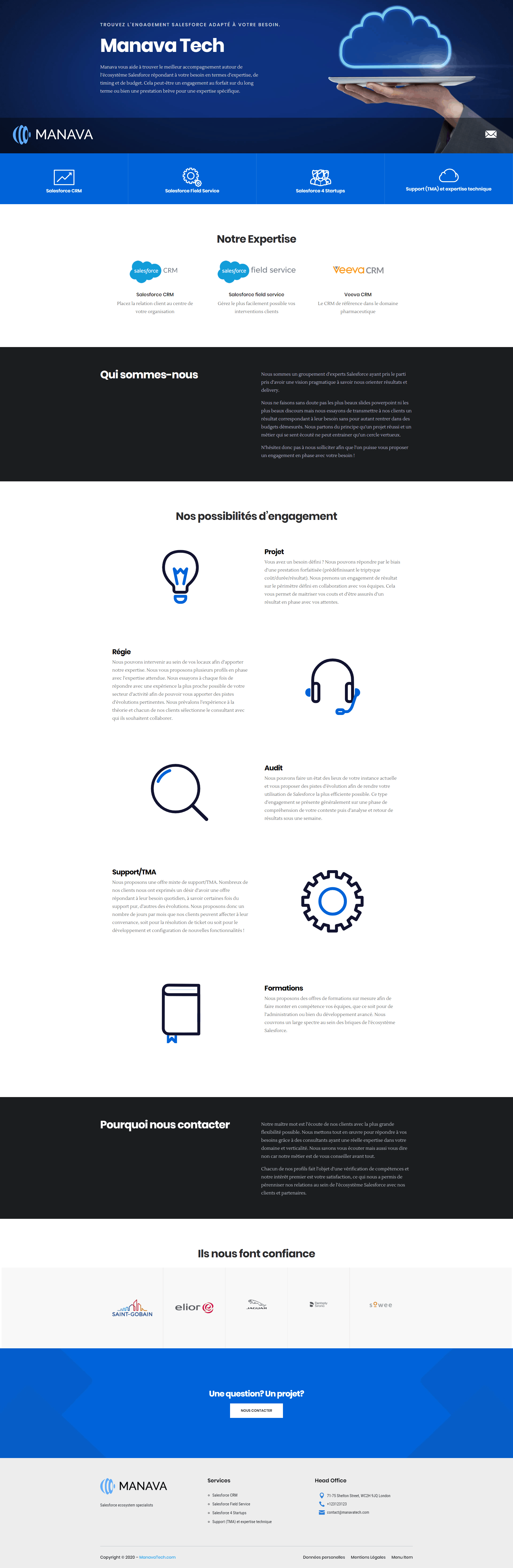 ManavaTech homepage